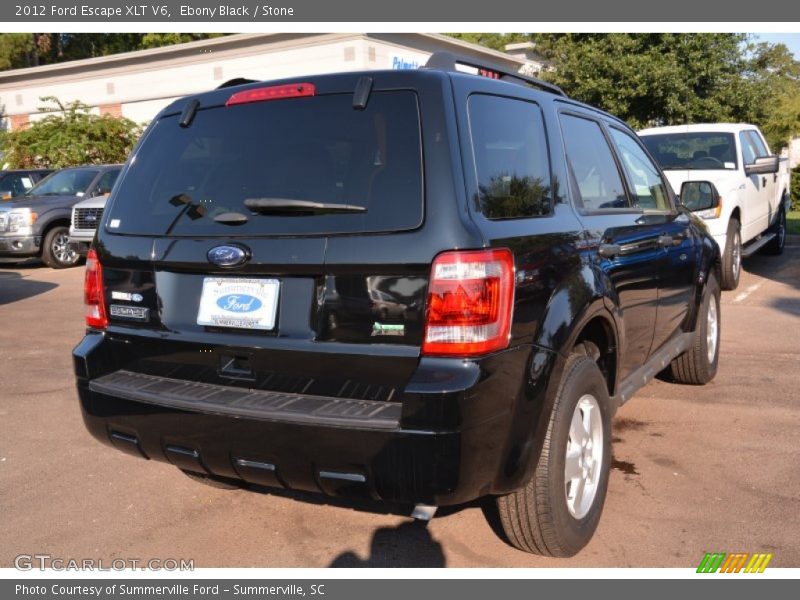 Ebony Black / Stone 2012 Ford Escape XLT V6