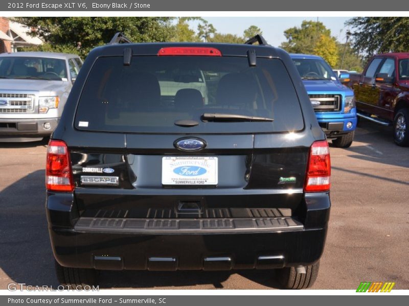 Ebony Black / Stone 2012 Ford Escape XLT V6
