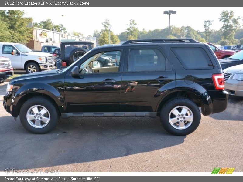 Ebony Black / Stone 2012 Ford Escape XLT V6