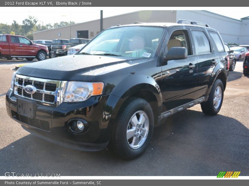 Ebony Black / Stone 2012 Ford Escape XLT V6