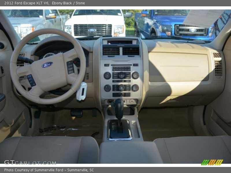 Ebony Black / Stone 2012 Ford Escape XLT V6
