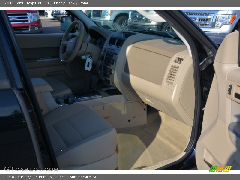 Ebony Black / Stone 2012 Ford Escape XLT V6