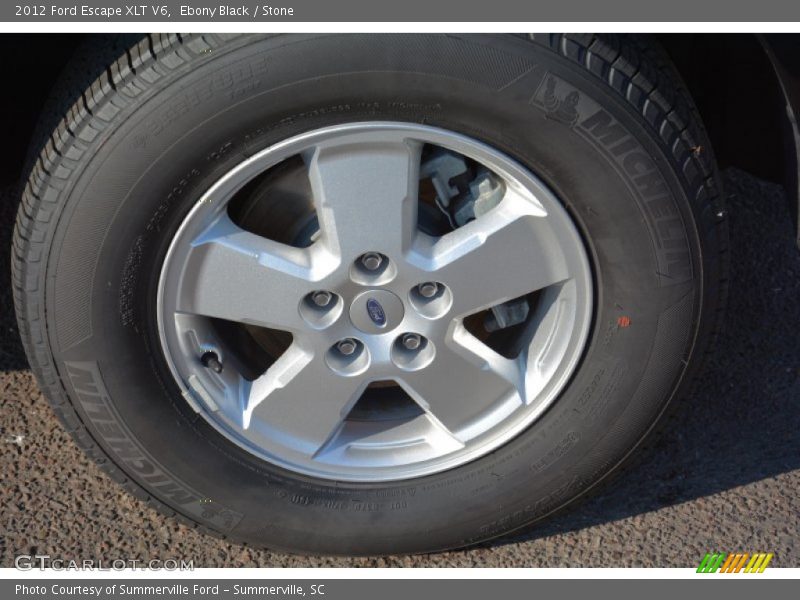 Ebony Black / Stone 2012 Ford Escape XLT V6