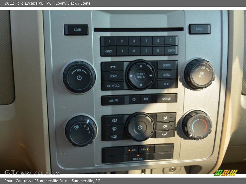 Ebony Black / Stone 2012 Ford Escape XLT V6
