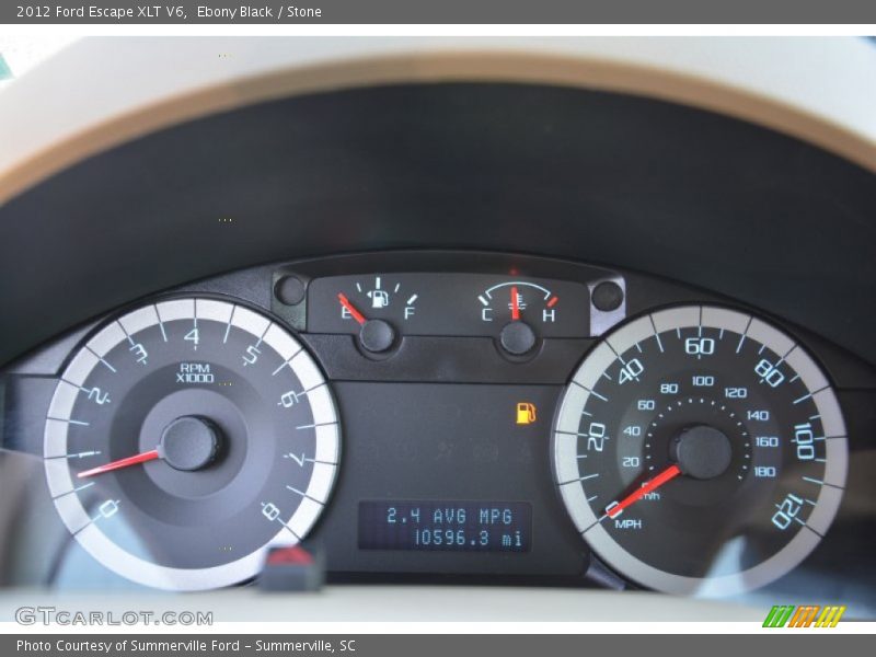 Ebony Black / Stone 2012 Ford Escape XLT V6