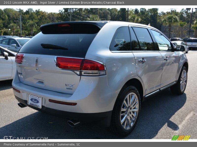 Ingot Silver / Limited Edition Bronze Metallic/Charcoal Black 2013 Lincoln MKX AWD