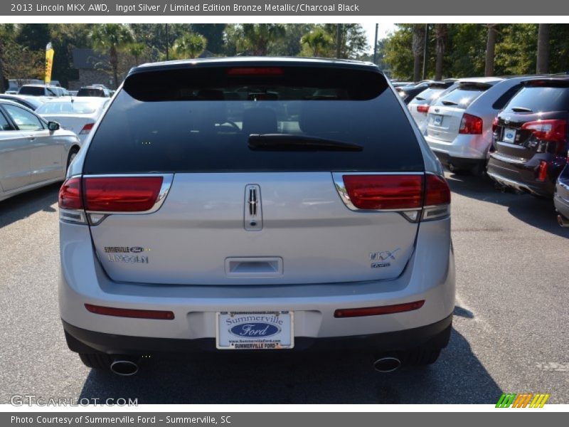 Ingot Silver / Limited Edition Bronze Metallic/Charcoal Black 2013 Lincoln MKX AWD