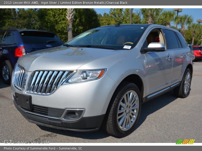 Ingot Silver / Limited Edition Bronze Metallic/Charcoal Black 2013 Lincoln MKX AWD