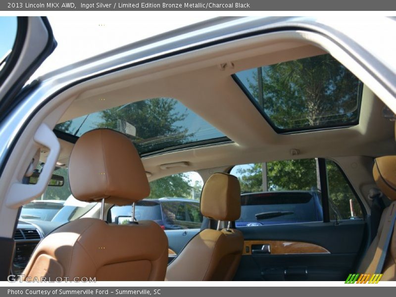 Ingot Silver / Limited Edition Bronze Metallic/Charcoal Black 2013 Lincoln MKX AWD