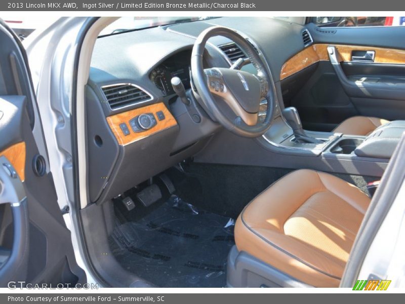Ingot Silver / Limited Edition Bronze Metallic/Charcoal Black 2013 Lincoln MKX AWD