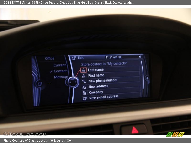 Deep Sea Blue Metallic / Oyster/Black Dakota Leather 2011 BMW 3 Series 335i xDrive Sedan