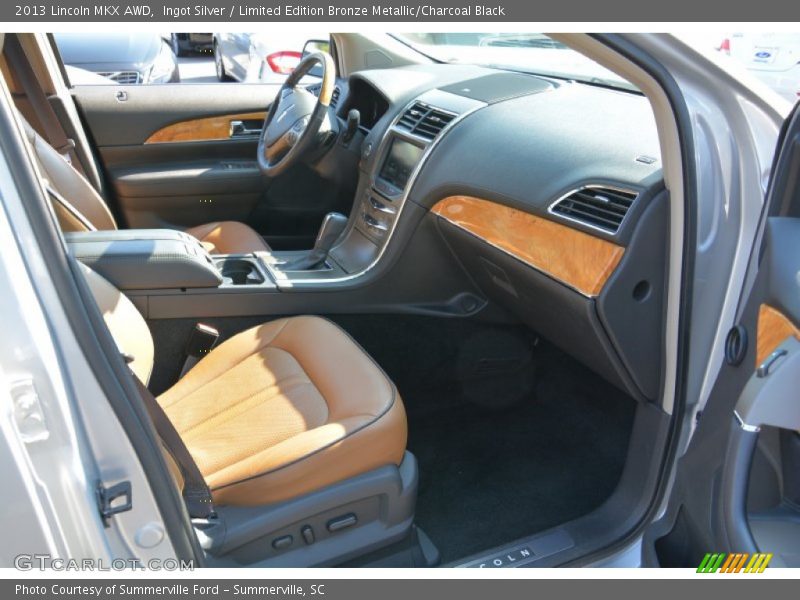 Ingot Silver / Limited Edition Bronze Metallic/Charcoal Black 2013 Lincoln MKX AWD