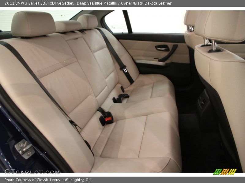 Deep Sea Blue Metallic / Oyster/Black Dakota Leather 2011 BMW 3 Series 335i xDrive Sedan
