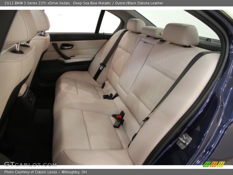 Deep Sea Blue Metallic / Oyster/Black Dakota Leather 2011 BMW 3 Series 335i xDrive Sedan
