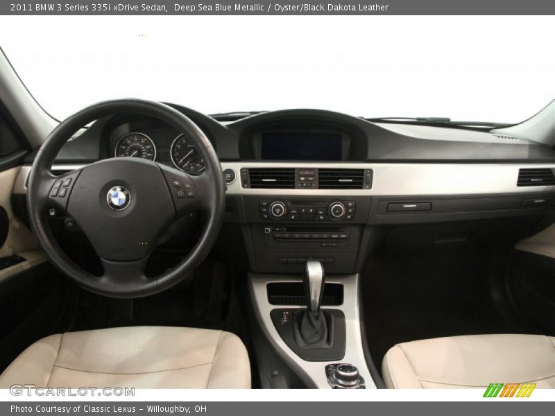 Deep Sea Blue Metallic / Oyster/Black Dakota Leather 2011 BMW 3 Series 335i xDrive Sedan
