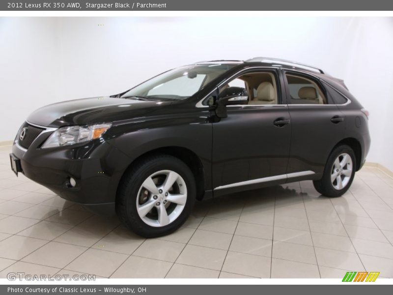 Stargazer Black / Parchment 2012 Lexus RX 350 AWD