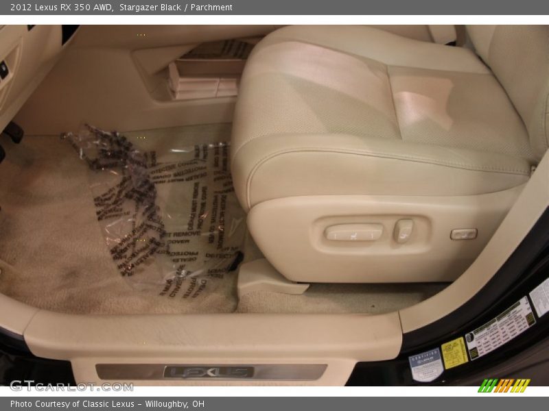 Stargazer Black / Parchment 2012 Lexus RX 350 AWD
