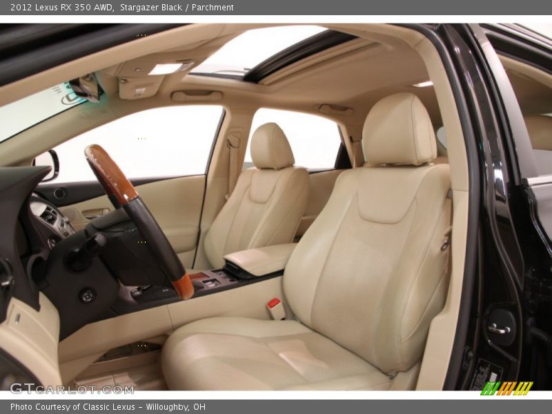Stargazer Black / Parchment 2012 Lexus RX 350 AWD