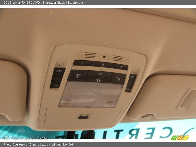 Stargazer Black / Parchment 2012 Lexus RX 350 AWD
