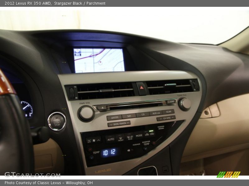 Stargazer Black / Parchment 2012 Lexus RX 350 AWD