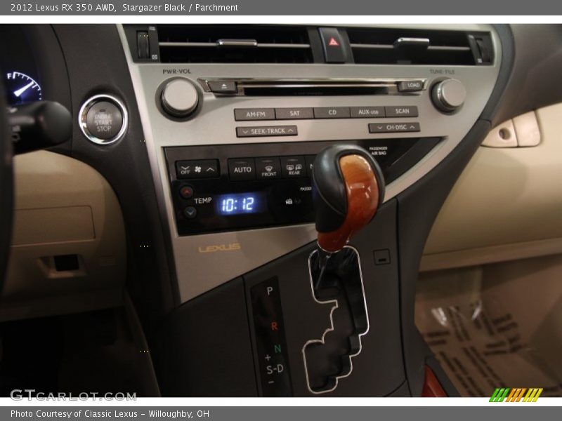 Stargazer Black / Parchment 2012 Lexus RX 350 AWD