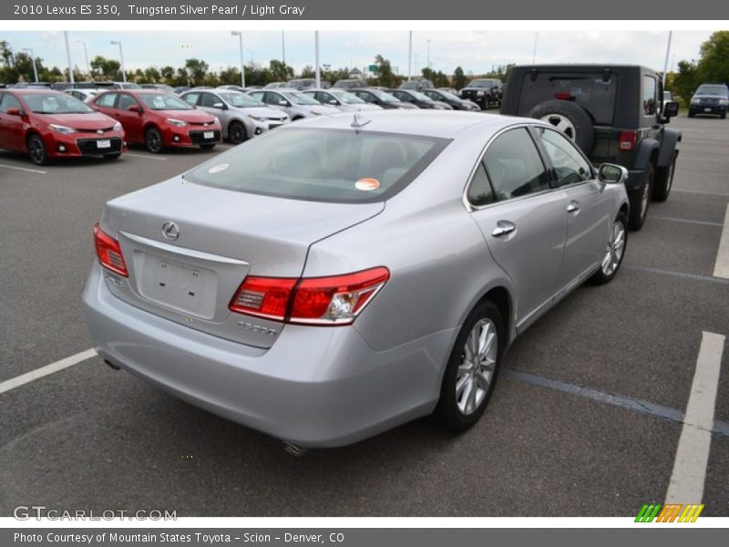 Tungsten Silver Pearl / Light Gray 2010 Lexus ES 350