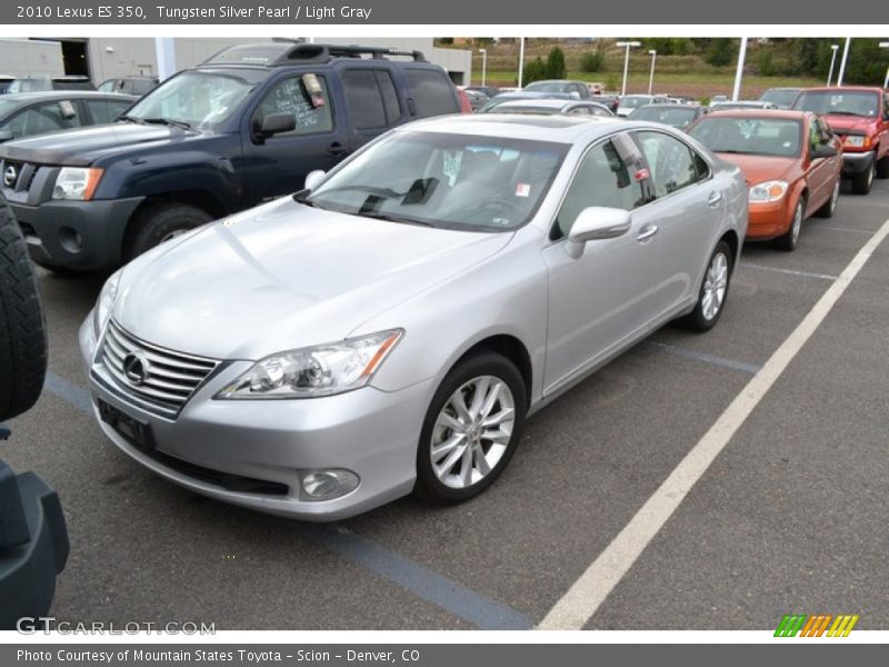 Tungsten Silver Pearl / Light Gray 2010 Lexus ES 350
