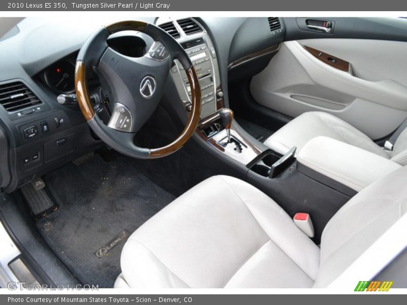Tungsten Silver Pearl / Light Gray 2010 Lexus ES 350
