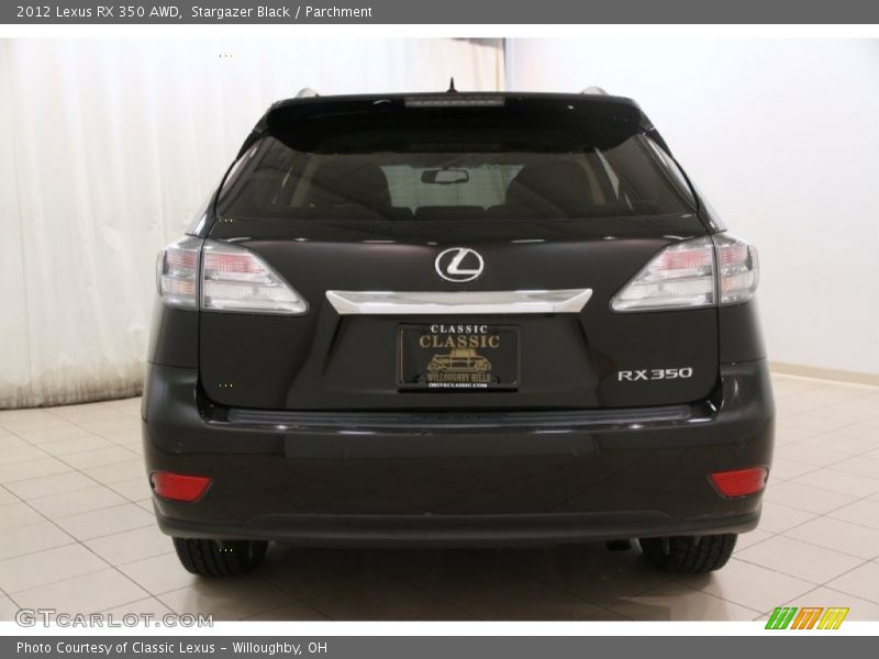 Stargazer Black / Parchment 2012 Lexus RX 350 AWD