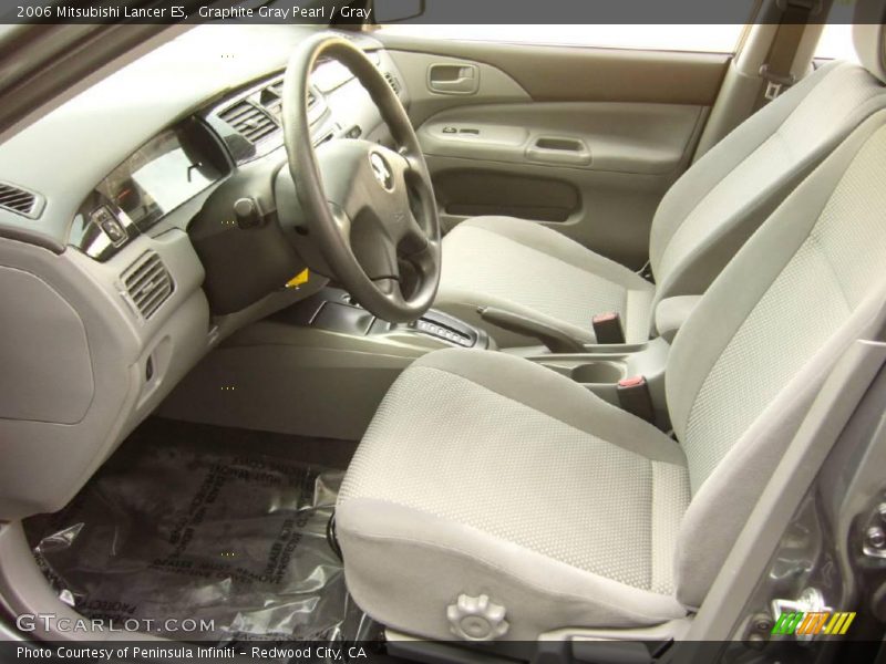 Graphite Gray Pearl / Gray 2006 Mitsubishi Lancer ES