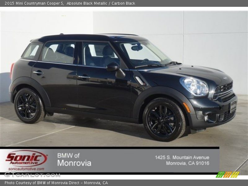 Absolute Black Metallic / Carbon Black 2015 Mini Countryman Cooper S