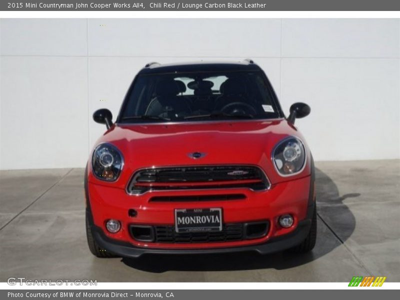 Chili Red / Lounge Carbon Black Leather 2015 Mini Countryman John Cooper Works All4