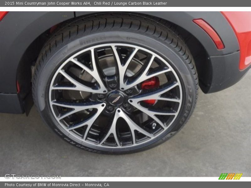 Chili Red / Lounge Carbon Black Leather 2015 Mini Countryman John Cooper Works All4