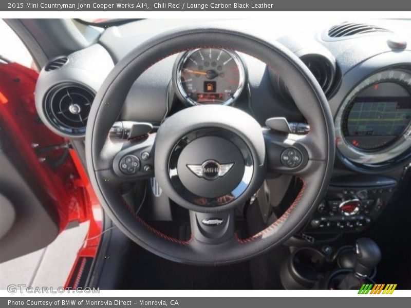 Chili Red / Lounge Carbon Black Leather 2015 Mini Countryman John Cooper Works All4