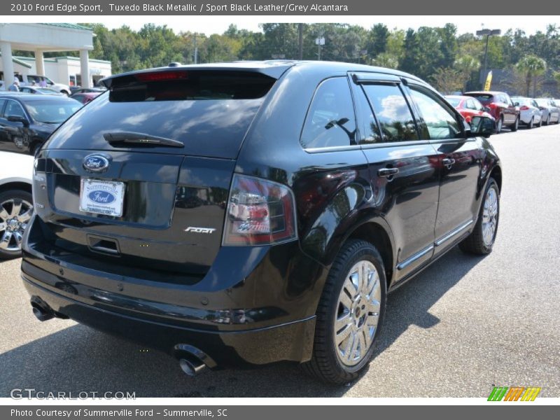 Tuxedo Black Metallic / Sport Black Leather/Grey Alcantara 2010 Ford Edge Sport