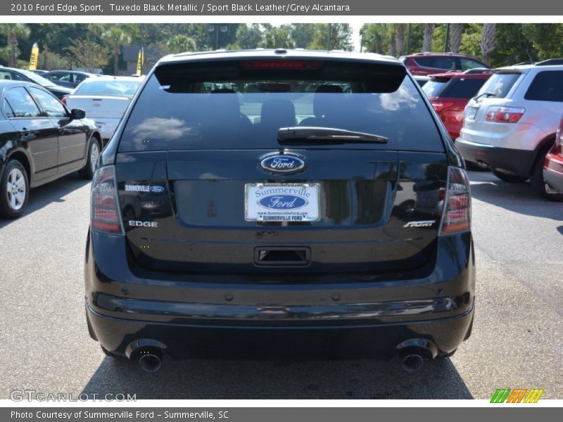 Tuxedo Black Metallic / Sport Black Leather/Grey Alcantara 2010 Ford Edge Sport