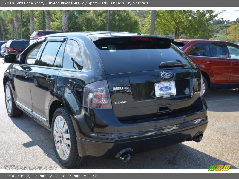 Tuxedo Black Metallic / Sport Black Leather/Grey Alcantara 2010 Ford Edge Sport