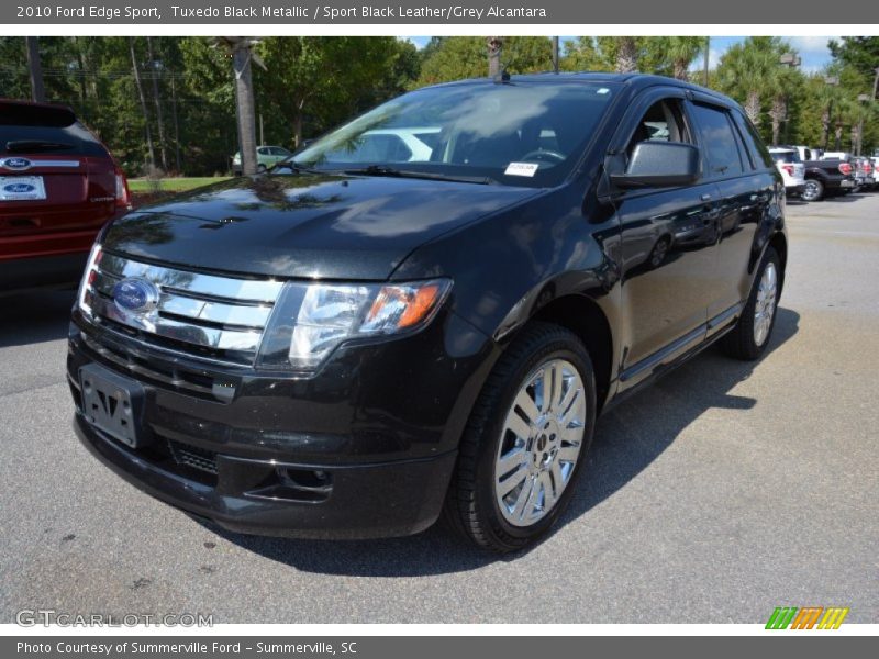 Tuxedo Black Metallic / Sport Black Leather/Grey Alcantara 2010 Ford Edge Sport