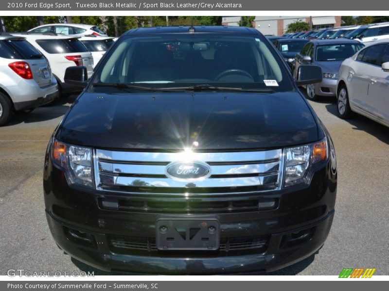 Tuxedo Black Metallic / Sport Black Leather/Grey Alcantara 2010 Ford Edge Sport