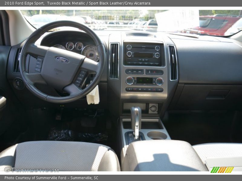 Tuxedo Black Metallic / Sport Black Leather/Grey Alcantara 2010 Ford Edge Sport