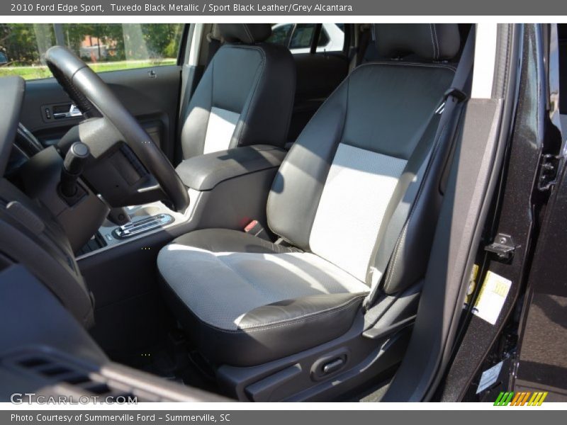 Tuxedo Black Metallic / Sport Black Leather/Grey Alcantara 2010 Ford Edge Sport