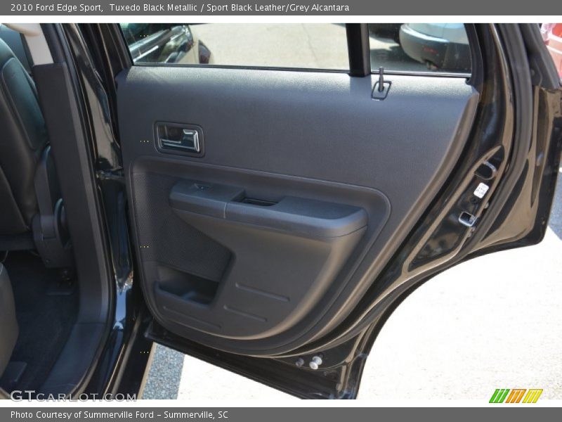 Tuxedo Black Metallic / Sport Black Leather/Grey Alcantara 2010 Ford Edge Sport