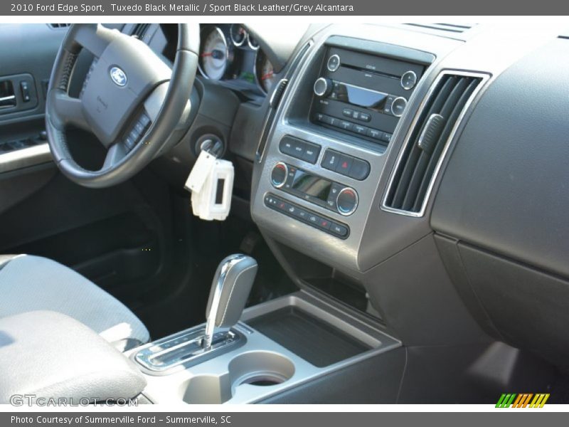 Tuxedo Black Metallic / Sport Black Leather/Grey Alcantara 2010 Ford Edge Sport