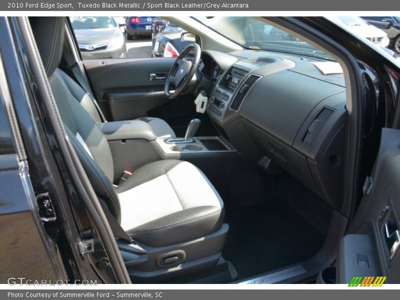 Tuxedo Black Metallic / Sport Black Leather/Grey Alcantara 2010 Ford Edge Sport