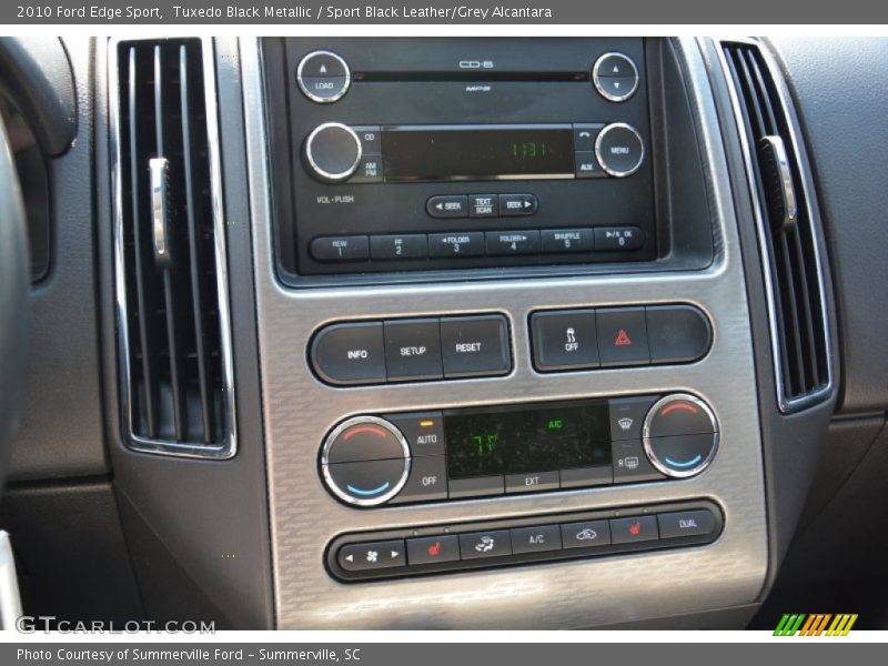 Tuxedo Black Metallic / Sport Black Leather/Grey Alcantara 2010 Ford Edge Sport
