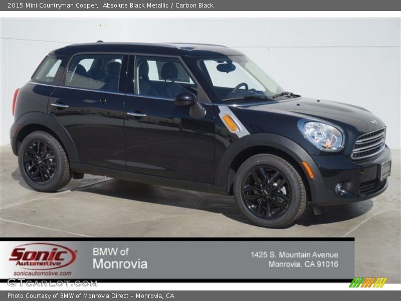 Absolute Black Metallic / Carbon Black 2015 Mini Countryman Cooper