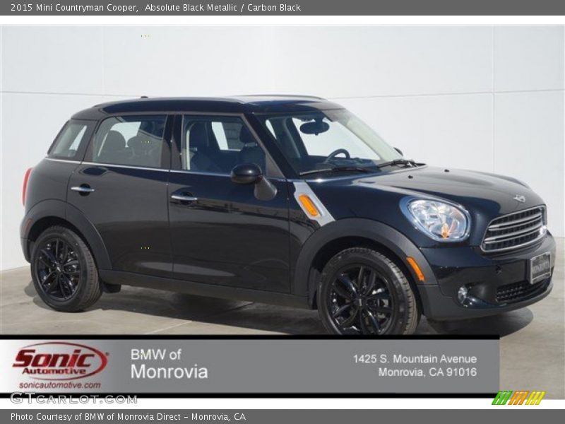 Absolute Black Metallic / Carbon Black 2015 Mini Countryman Cooper