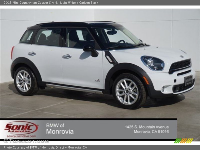 Light White / Carbon Black 2015 Mini Countryman Cooper S All4