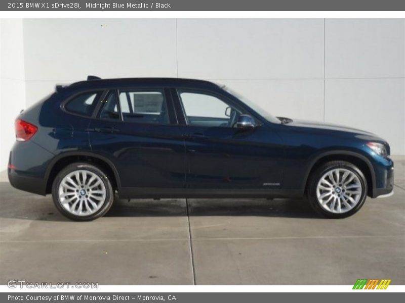 Midnight Blue Metallic / Black 2015 BMW X1 sDrive28i