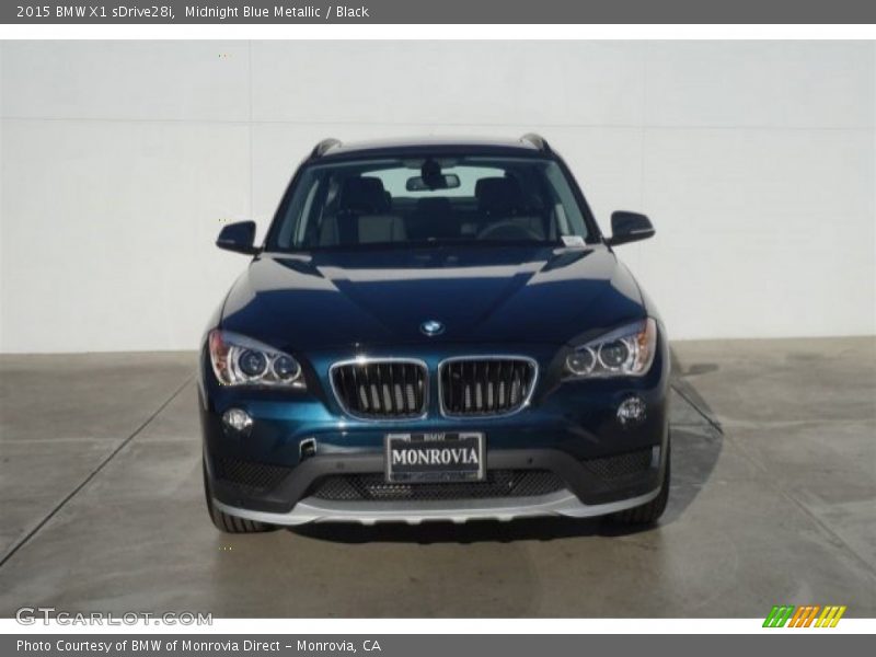 Midnight Blue Metallic / Black 2015 BMW X1 sDrive28i